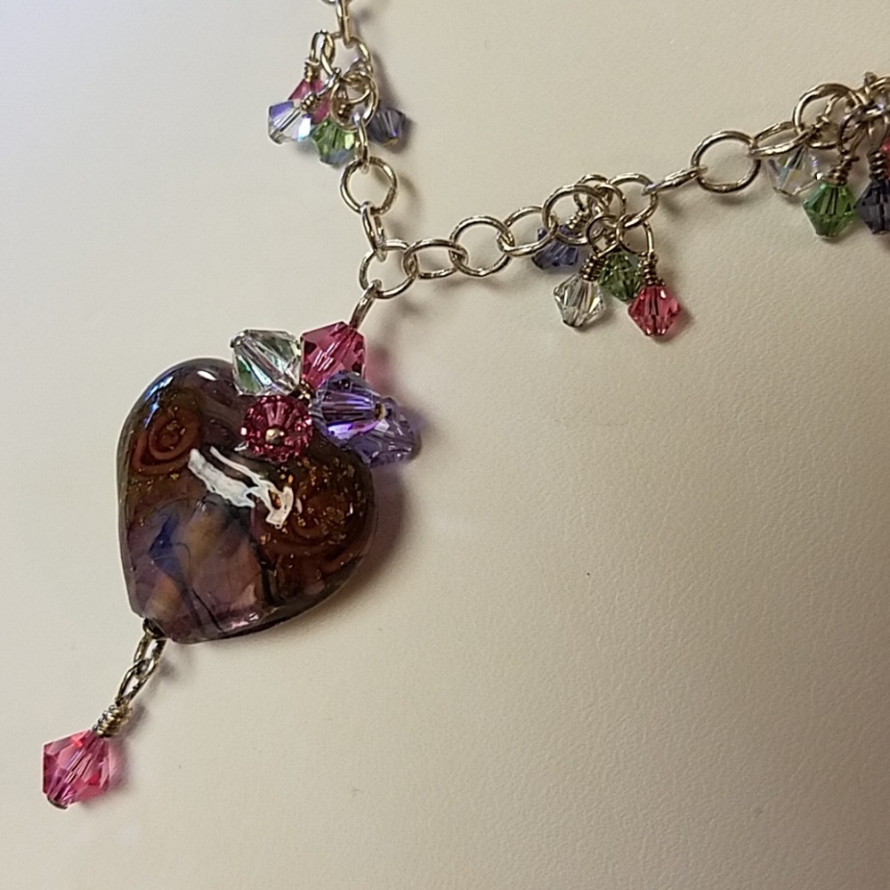Swarovski Crystal Sterling Necklace